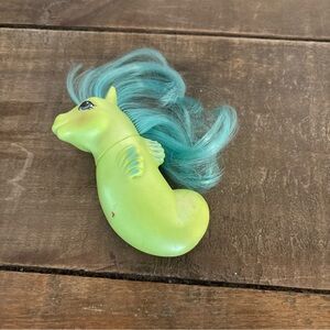 80s vintage My Little Pony G1 Baby Sea Pony named Sea Shimmer.